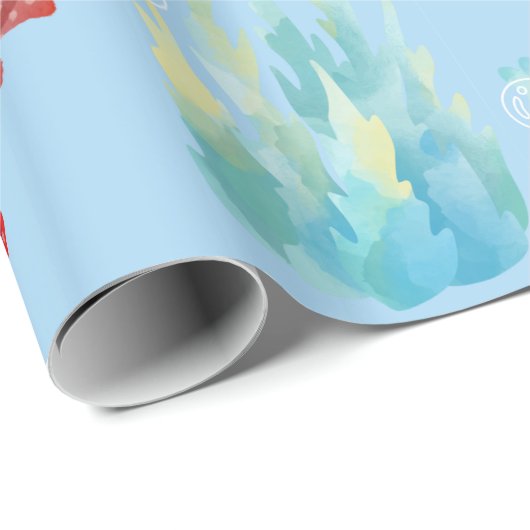 Zeewier Cadeaupapier (Rol Hoek)