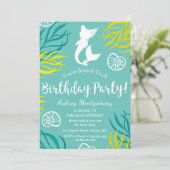 Zeewier en zeeshells Zeemeerdag Kaart (Staand voorkant)