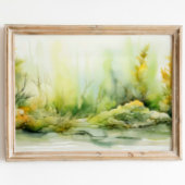 Zeewier Kelp Garden Waterverf Print