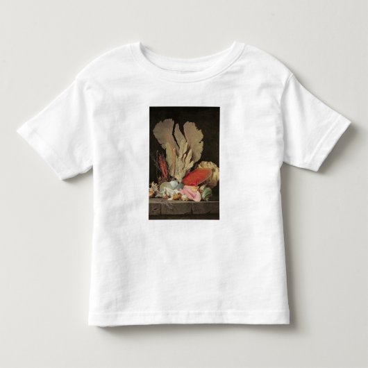 Zeewier, lithophyten en zeeshells kinder shirts (Voorkant)