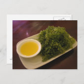 Zeewier met een citroendip briefkaart (Voorkant / Achterkant)