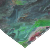 Zeewier of koralen van zee met golfeffect tafelkleed (Gekanteld)