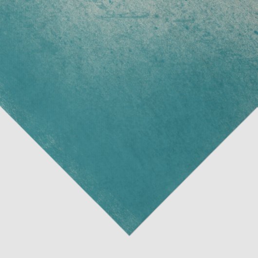  zeewier op Blauwgroen ontkoppeling Tissuepapier (Detail)