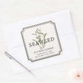 Zeewier Soja Was Kaars Label (Envelop)