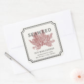 Zeewier Soja Was Kaars Label (Envelop)