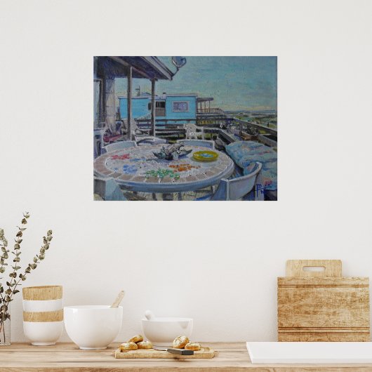 Zeewier - sorteermachines poster (Keuken)