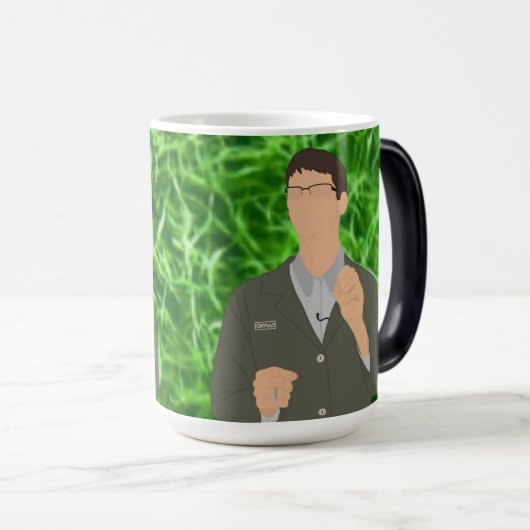 Zeewiergroen Magische Mok (Voorkant rechts)