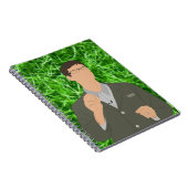 Zeewiergroen Notitieboek (Rechterzijde)