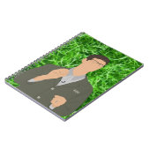 Zeewiergroen Notitieboek (Linkerzijde)