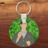 Zeewiergroen Sleutelhanger (Voorkant)