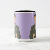 Zeewiergroen Tweekleurige Koffiemok (Center)