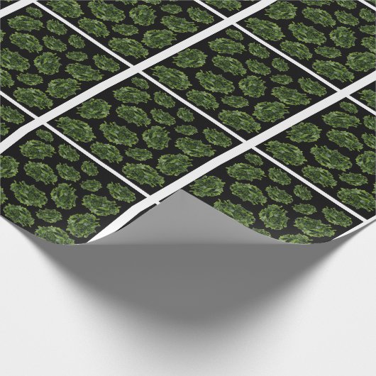 Zeewierpatroon Cadeaupapier (Hoek)