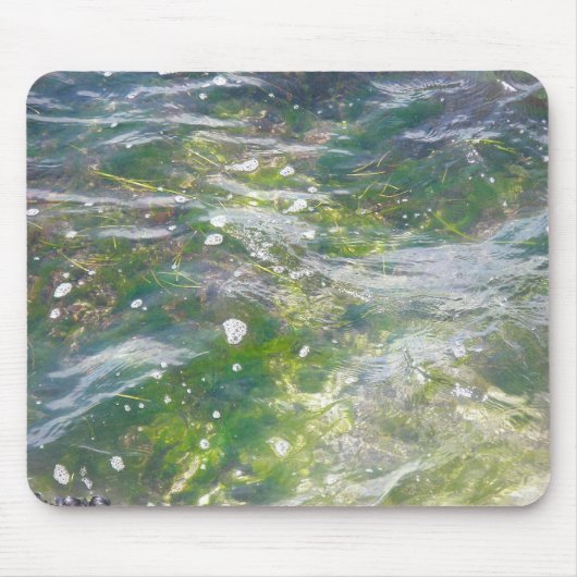 Zeewiertuin onder watermousepad muismat (Voorkant)