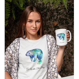 Zeewisper Manatee, op maat T-shirt