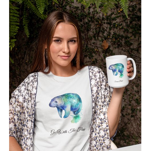 Zeewisper Manatee, op maat T-shirt
