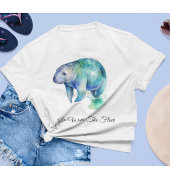 Zeewisper Manatee, op maat T-shirt