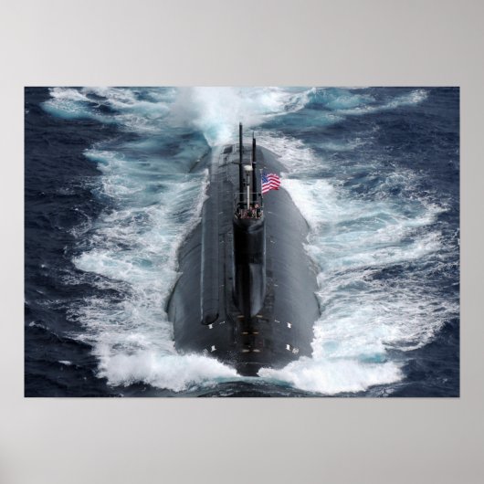 zeewolf-klasse onderzeeër USS Connecticut (SSN-22) Poster (Voorkant)