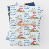 zeezeilthema man grootpa, pap inpakpapier vel (In situ)