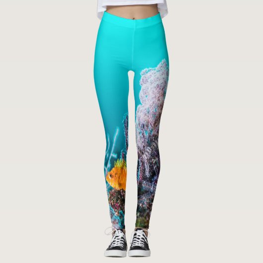 zeezicht leggings (Voorkant)
