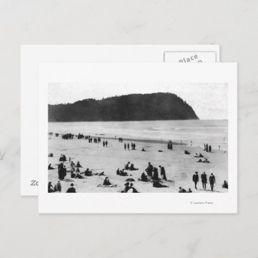 Zeezijde, Oregon Beach en Tillamook Head Briefkaart (Voorkant / Achterkant)