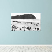 Zeezijde, Oregon Beach en Tillamook Head Canvas Afdruk (Insitu (Houten vloer))