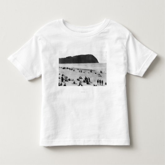 Zeezijde, Oregon Beach en Tillamook Head Kinder Shirts (Voorkant)