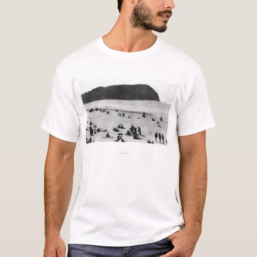Zeezijde, Oregon Beach en Tillamook Head T-shirt (Voorkant)