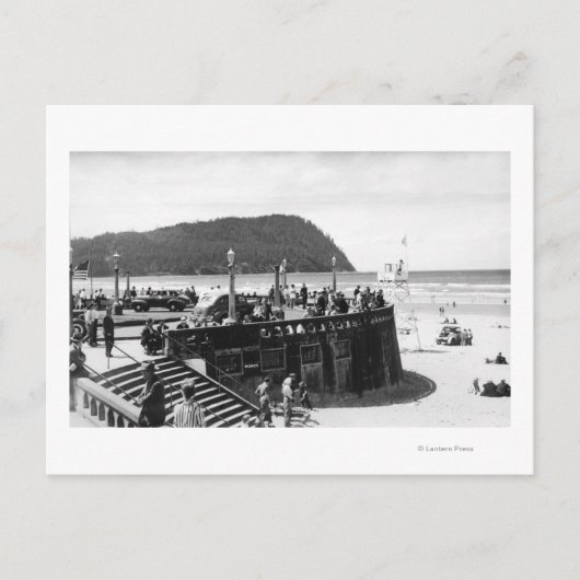 Zeezijde, oregon Turnround en Tillamook Head Briefkaart (Voorkant)