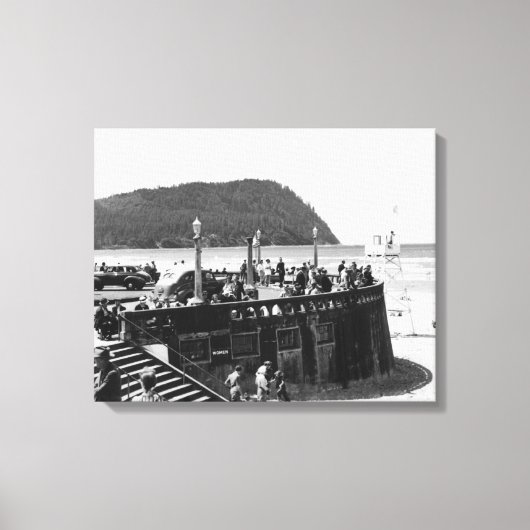 Zeezijde, oregon Turnround en Tillamook Head Canvas Afdruk (Voorkant)