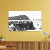 Zeezijde, oregon Turnround en Tillamook Head Canvas Afdruk (Insitu (Woonkamer))