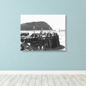 Zeezijde, oregon Turnround en Tillamook Head Canvas Afdruk (Insitu (Houten vloer))