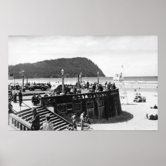 Zeezijde, oregon Turnround en Tillamook Head Poster (Voorkant)