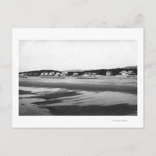 Zeezijde, strand van Oregon en katten ten ten noor Briefkaart (Voorkant)