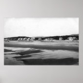 Zeezijde, strand van Oregon en katten ten ten noor Poster (Voorkant)