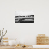 Zeezijde, strand van Oregon en katten ten ten noor Poster (Keuken)