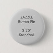 ZEEZLE Aangepaste 2,25-inch Ronde Button Pin GRAY (Voorkant)