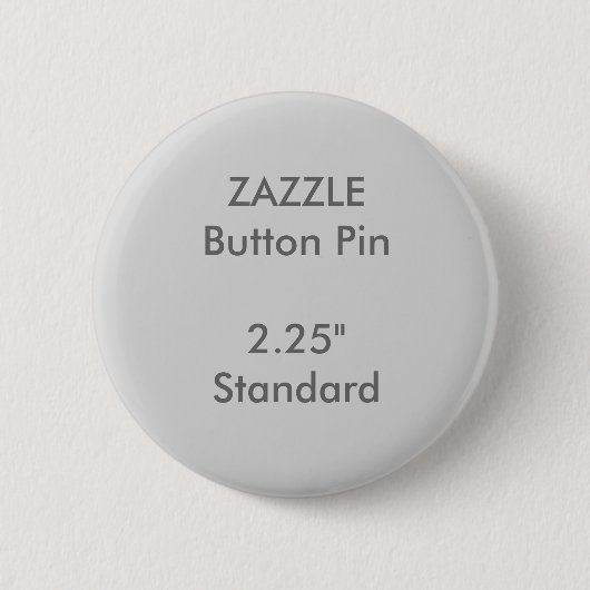 ZEEZLE Aangepaste 2,25-inch Ronde Button Pin GRAY (Voorkant)