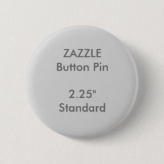 ZEEZLE Aangepaste 2,25-inch Ronde Button Pin GRAY