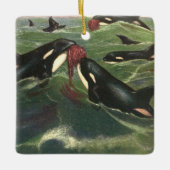  zeezoogdieren keramisch ornament (Voorkant)