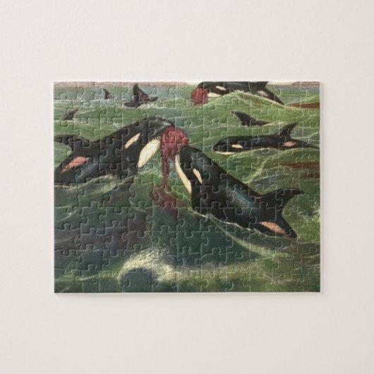 zeezoogdieren legpuzzel (Horizontaal)