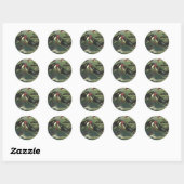  zeezoogdieren ronde sticker (Vel)