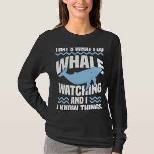 Zeezoogdiervis en walvis t-shirt