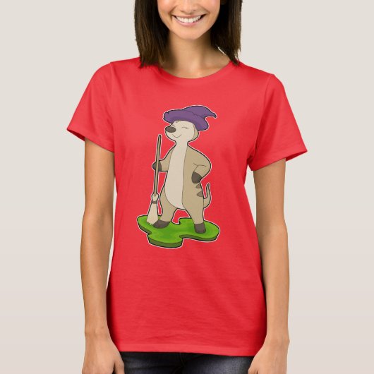 Zeezwaluw Halloween Heks T-shirt (Voorkant)