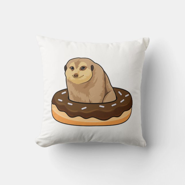 Zeezwaluw met Donut Kussen (Voorkant)