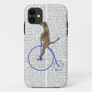Zeezwaluw Op Blauwe Penny Farthing iPhone 11 Hoesje