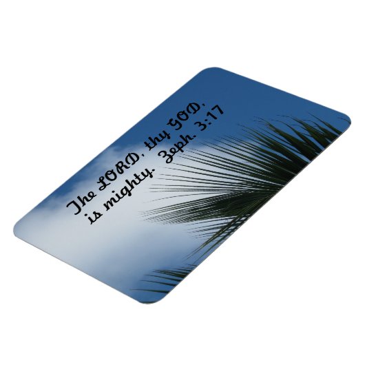 Zefanja 3:17 De HEERE, uw God, is machtig. Magneet (Linkerzijde)