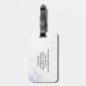 Zefanja 3:17 Zijn Liefde zal uw angsten kalmeren B Bagagelabel (Achterkant verticaal)