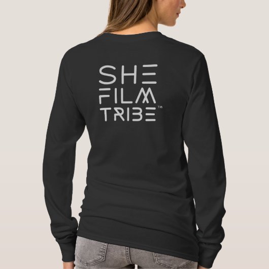 ZeFilmTribe lange hoes T-shirt (Achterkant)