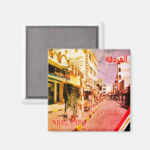 zEG012 HURGHADA, rood Zee, Egypte, Afrika, Fridge Magneet (Voorkant / Achterkant)