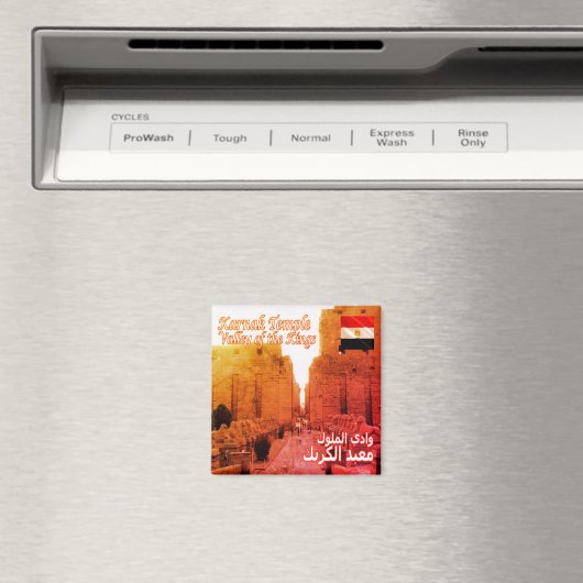 zEG026 EGYPT, Karnak Temple, Afrika, Fridge Magneet (Insitu (Vaatwasser))